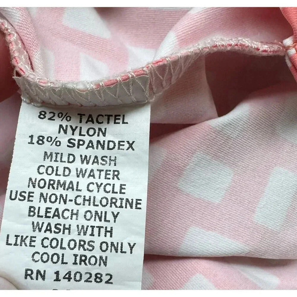 Katherine Way peach 3/4 sleeve polo top womens size XS - Picture 5 of 6